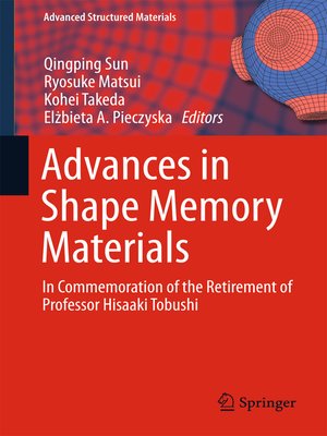 cover image of Advances in Shape Memory Materials